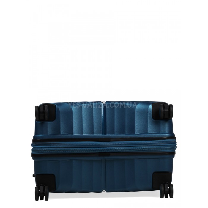 Чемодан большой L полипропилен синий76х51х31+5/126л/4.4кг/Snowbal05103, фото 5