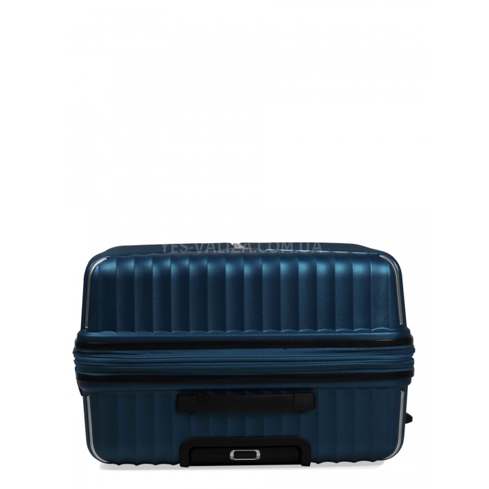 Чемодан большой L полипропилен синий76х51х31+5/126л/4.4кг/Snowbal05103, фото 4