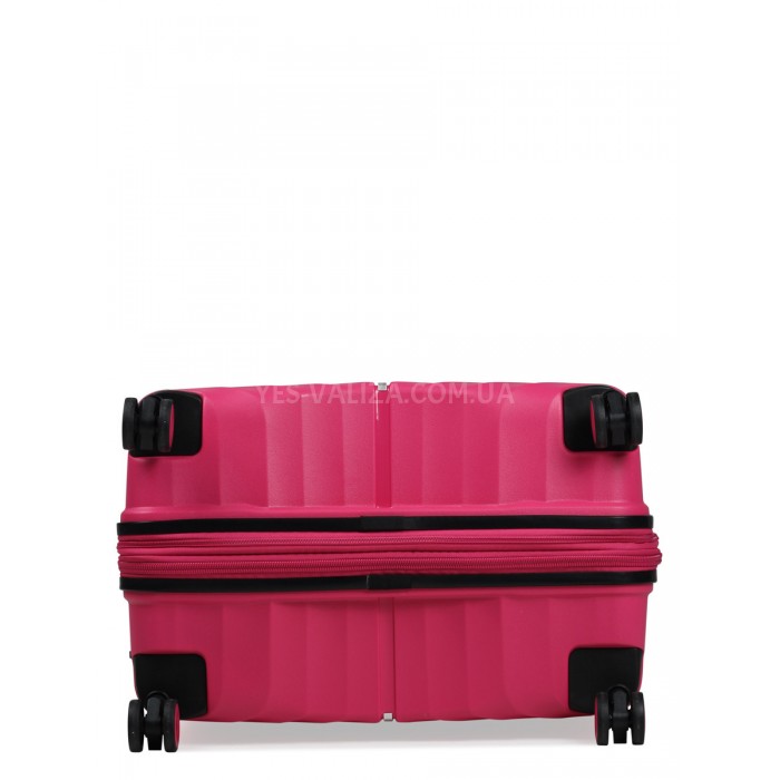Валіза велика L поліпропілен рожева 76х51х31+5/126л/4.4кг/Snowbal05103, фото 8