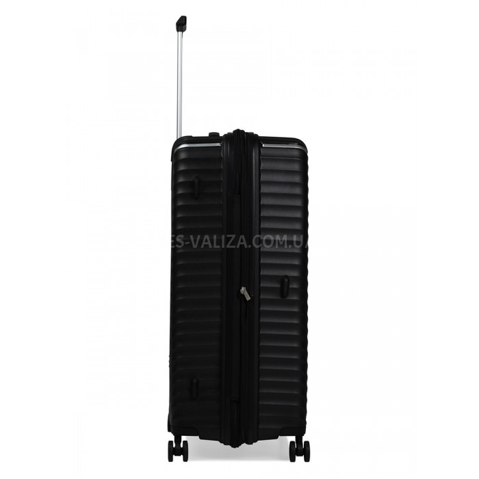 Валіза велика L поліпропілен чорна 76х51х31+5/126л/4.4кг/Snowbal 05103, фото 6