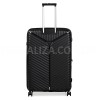 Валіза велика L поліпропілен чорна 76х51х31+5/126л/4.4кг/Snowbal 05103, фото 13