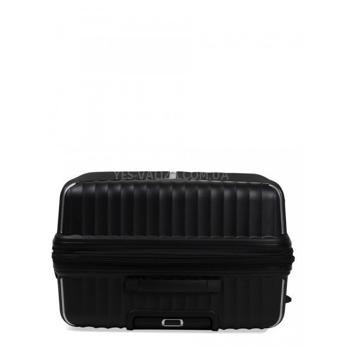 Чемодан большой L полипропилен чёрн 76х51х31+5/126л/4.4кг/Snowbal05103, фото 7