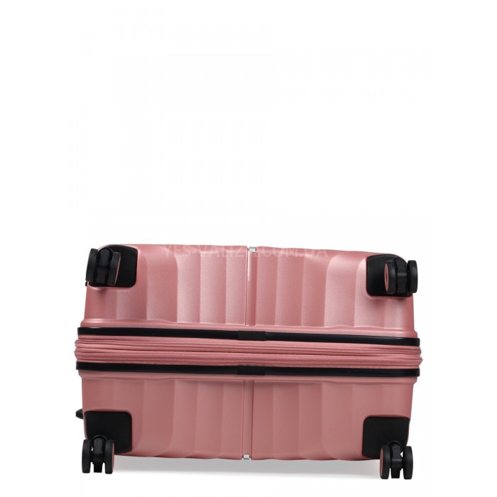 Валіза велика L поліпропілен пудра 76х51х31+5/126л/4.4кг/Snowbal 05103, фото 8