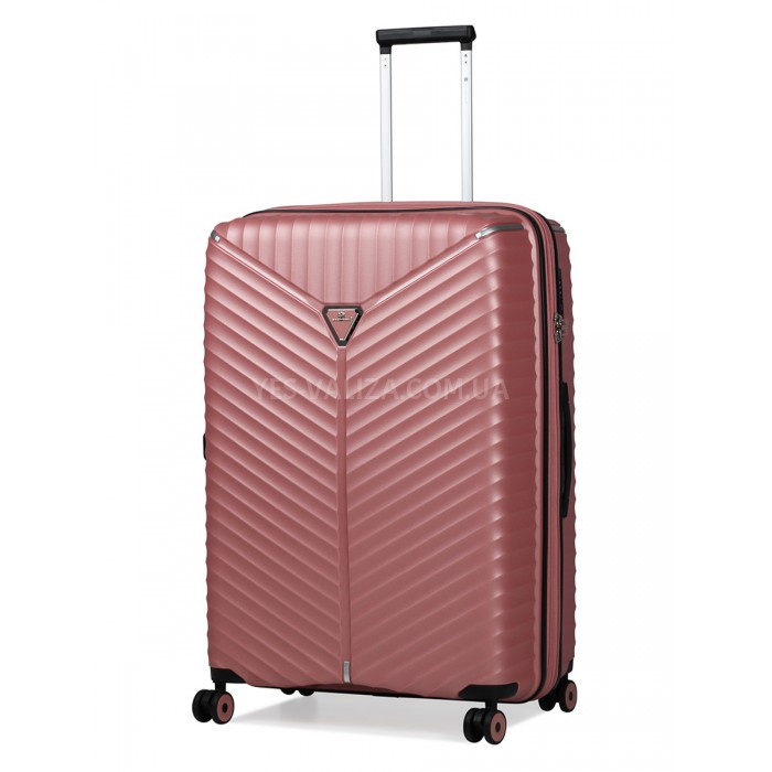 Валіза велика L поліпропілен пудра 76х51х31+5/126л/4.4кг/Snowbal 05103, фото 1