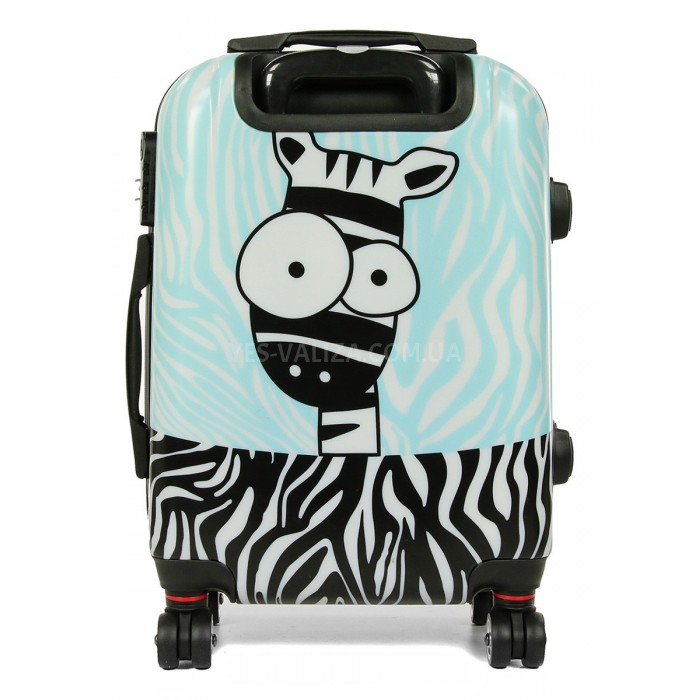 Чемодан Airtex ручная кладь S поликарбонат зебра 54х35х20см/32л/2.7кг, фото 4