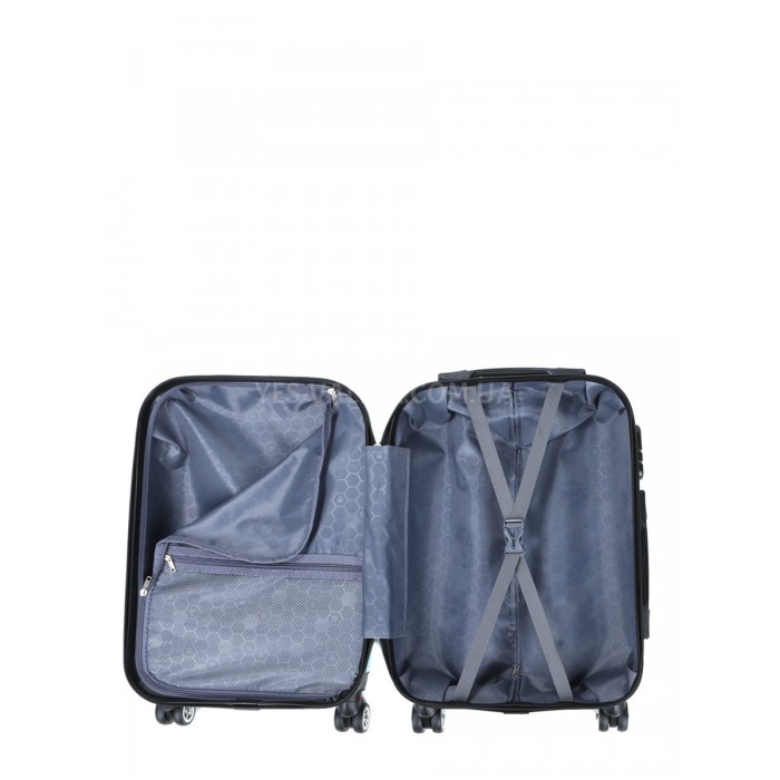 Валіза Airtex ручна поклажа S полікарбонат зебра 54х35х20см/32л/2.7кг, фото 8