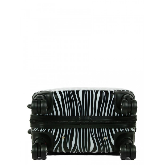 Валіза Airtex ручна поклажа S полікарбонат зебра 54х35х20см/32л/2.7кг, фото 5