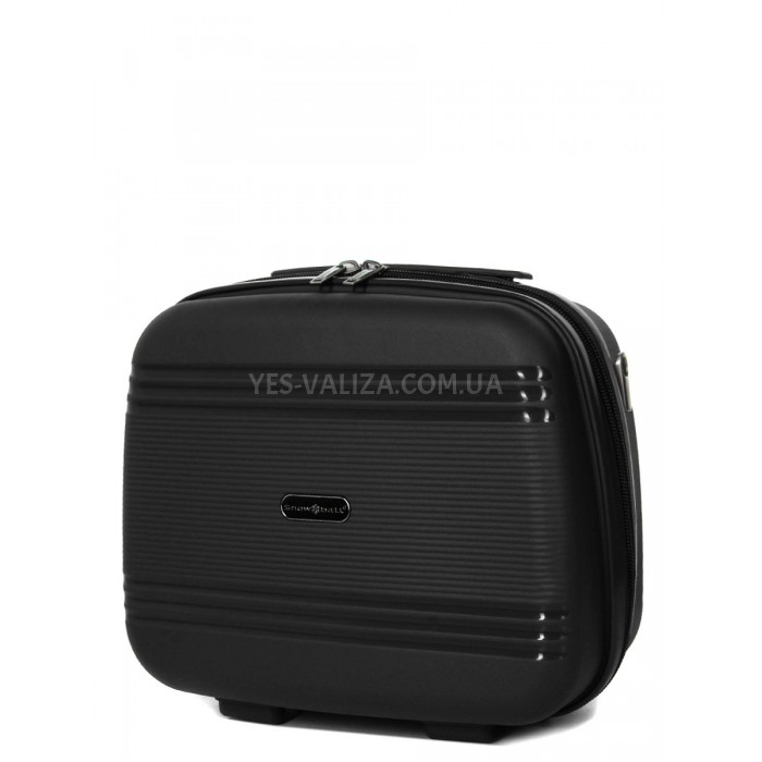 Кейс(ручная кладь) BC полипропилен чёрный 36х30х16/15л/1.2кг/Snowball, фото 1