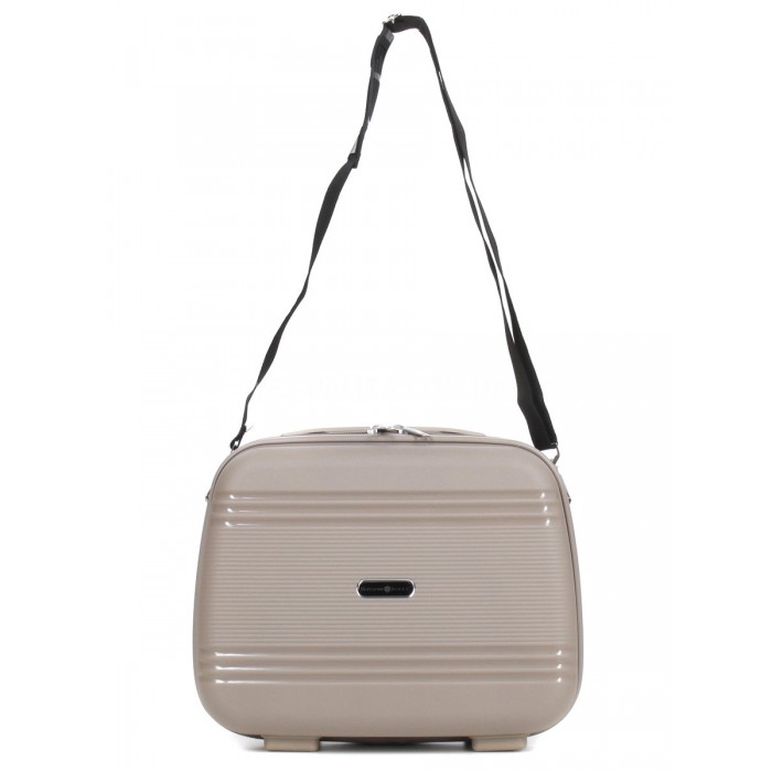 Кейс(ручная кладь) BC полипропилен шампань 36х30х16/15л/1.2кг/Snowball, фото 4