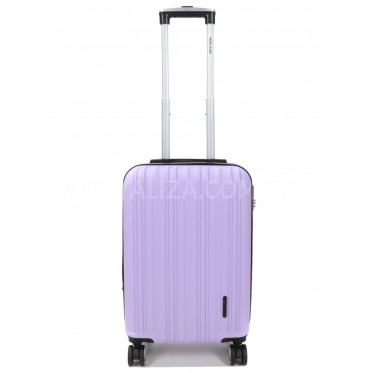 Чемодан ручная кладь S сирень 55х35х21(+5)см/38л/2.6кг/Worldline 623