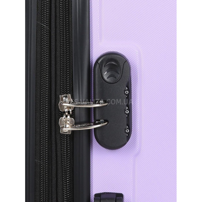 Чемодан Франция большой L сирень 76х49х31+5/110л/4.3кг/Worldline 623, фото 7