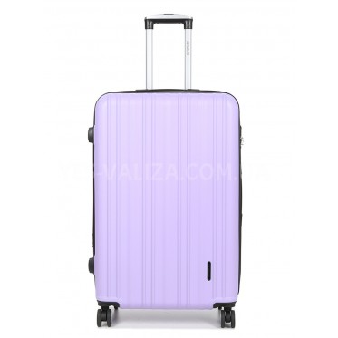 Валіза Франція велика L бузковий 76х49х31+5/110л/4.3кг/Worldline 623