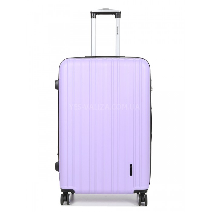 Чемодан Франция большой L сирень 76х49х31+5/110л/4.3кг/Worldline 623, фото 1
