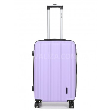 Чемодан Франция средний M сирень 66х42х26(+5см/74л/3.5кг/Worldline 623