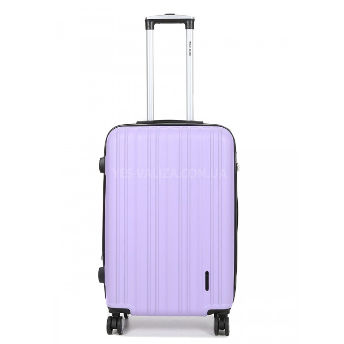 Чемодан Франция средний M сирень 66х42х26(+5см/74л/3.5кг/Worldline 623, фото 1