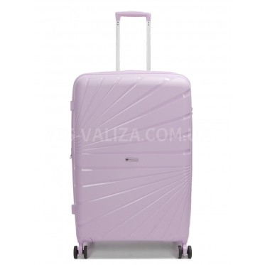 Чемодан большой L полипропилен сирень75х48х31+5/108л/4.3кгWorldline287
