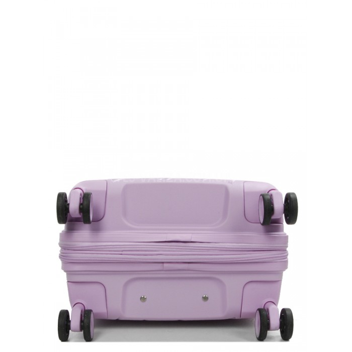 Чемодан малый S полипропилен сирень 55х38х24+5/47л/2.8кг/Worldline 287, фото 8