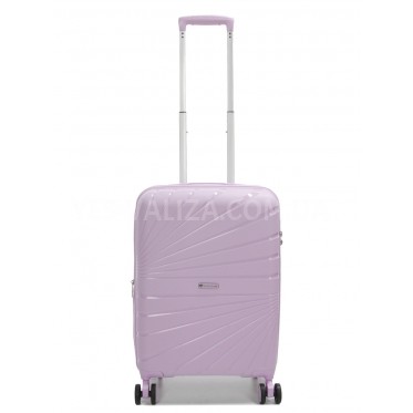 Чемодан малый S полипропилен сирень 55х38х24+5/47л/2.8кг/Worldline 287