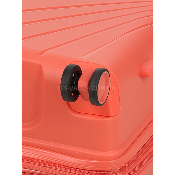 Чемодан большой L полипропилен оранж 75х48х31+5/108л/4.3кгWorldline287, фото 8
