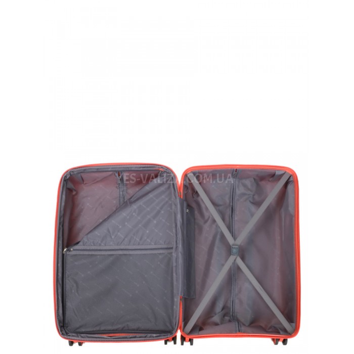 Чемодан большой L полипропилен оранж 75х48х31+5/108л/4.3кгWorldline287, фото 9