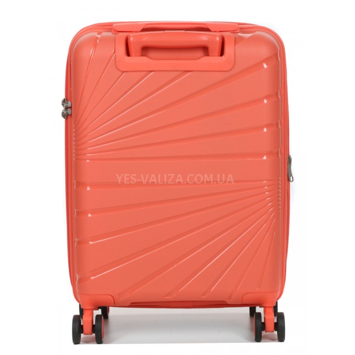 Валіза середня М поліпропілен оранж 65х43х27+5/72л/3.5кг/Worldline  287, фото 3
