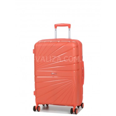 Валіза середня М поліпропілен оранж 65х43х27+5/72л/3.5кг/Worldline  287
