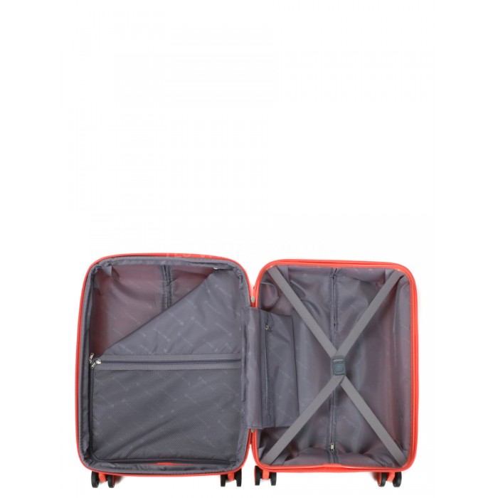 Чемодан малый S полипропилен оранж 55х38х24+5/47л/2.8кг/Worldline 287, фото 9