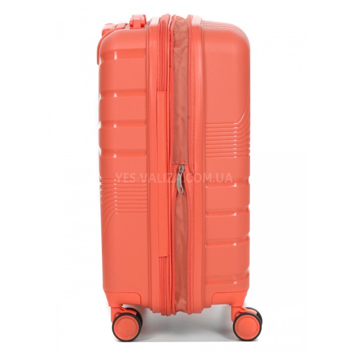 Валіза мала S поліпропілен оранж 55х38х24+5см/47л/2.8кг/Worldline 287, фото 6