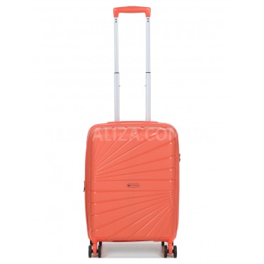 Чемодан малый S полипропилен оранж 55х38х24+5/47л/2.8кг/Worldline 287