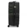 Валіза велика L поліпропілен чорна 75х48х31+5/108л/4.3кг/Worldline 287, фото 14