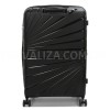 Валіза велика L поліпропілен чорна 75х48х31+5/108л/4.3кг/Worldline 287, фото 13