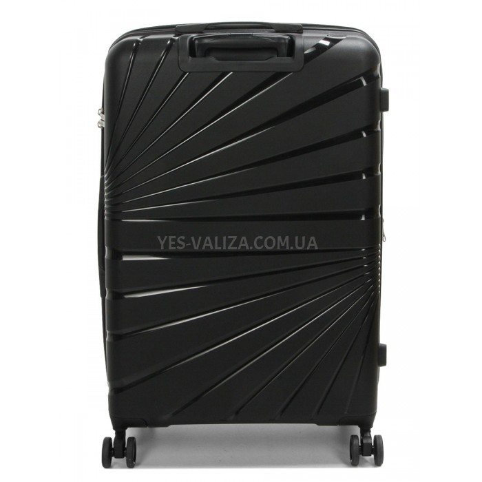 Чемодан большой L полипропилен чёрный75х48х31+5/108л/4.3кгWorldline287, фото 3