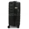 Валіза середня М поліпропілен чорна 65х43х27+5/72л/3.5кг/Worldline 287, фото 14