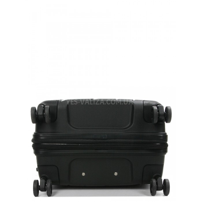 Чемодан средний М полипропилен чёрный 65х43х27+5/72л/3.5кгWorldline287, фото 7