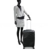 Валіза середня М поліпропілен чорна 65х43х27+5/72л/3.5кг/Worldline 287, фото 20