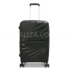 Чемодан средний М полипропилен чёрный 65х43х27+5/72л/3.5кгWorldline287, фото 11