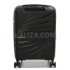 Валіза мала S поліпропілен чорна 55х38х24+5см/47л/2.8кг/Worldline 287, фото 12