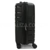 Валіза мала S поліпропілен чорна 55х38х24+5см/47л/2.8кг/Worldline 287, фото 14