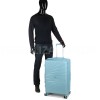 Валіза велика L поліпропілен синя 75х48х31+5/108л/4.3кг/Worldline 287, фото 20