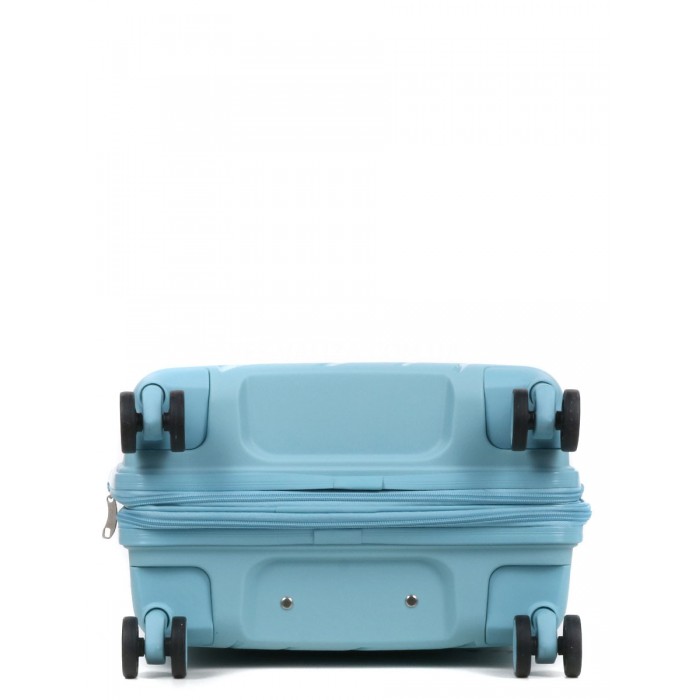 Валіза мала S поліпропілен синя 55х38х24(+5)см/47л/2.8кг/Worldline 287, фото 6