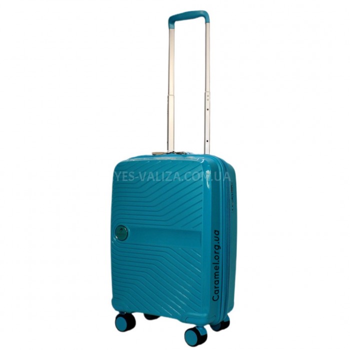 Набор чемоданов Франция (L M S-3шт) полипропилен бирюза/Airtex 280, фото 6