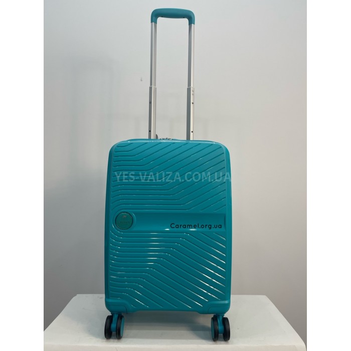 Набір валіз Франція (L M S-3шт) поліпропілен бірюза/Airtex 280, фото 8