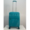 Набор чемоданов Франция (L M S-3шт) полипропилен бирюза/Airtex 280, фото 17