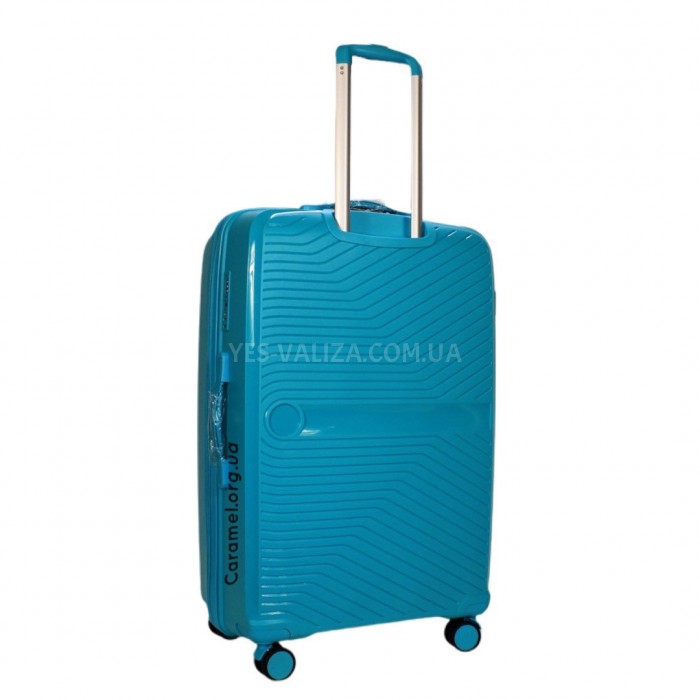 Набор чемоданов Франция (L M S-3шт) полипропилен бирюза/Airtex 280, фото 3