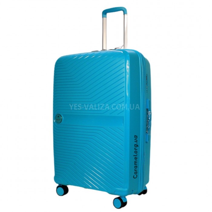 Набор чемоданов Франция (L M S-3шт) полипропилен бирюза/Airtex 280, фото 2