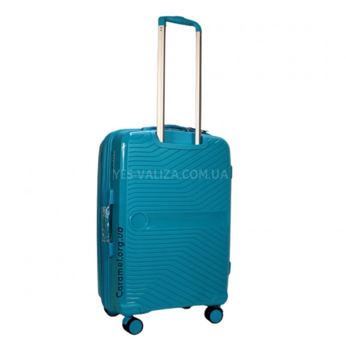 Набор чемоданов Франция (L M S-3шт) полипропилен бирюза/Airtex 280, фото 7