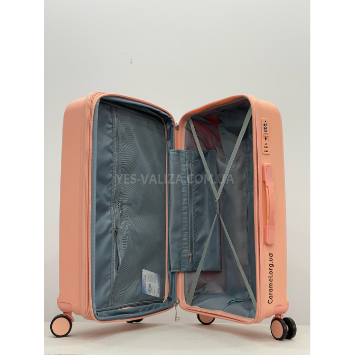 Набір валіз Франція (L M S-3шт) поліпропілен рожевий/Airtex 280, фото 8