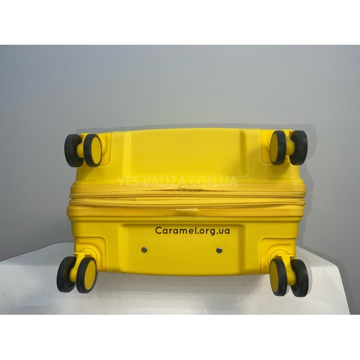 Набір валіз Франція (L M S-3шт) поліпропілен жовтий/Airtex 280, фото 8