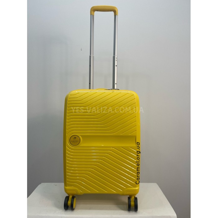 Набір валіз Франція (L M S-3шт) поліпропілен жовтий/Airtex 280, фото 2