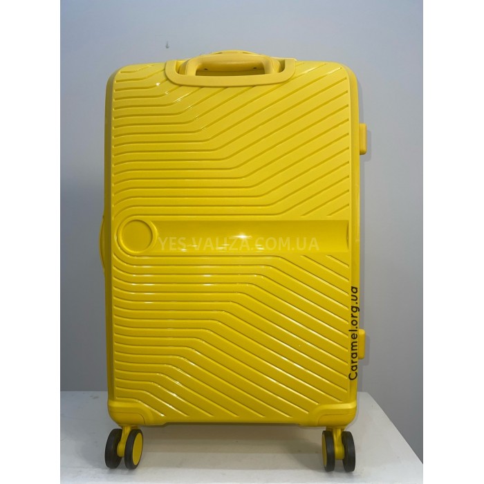 Набір валіз Франція (L M S-3шт) поліпропілен жовтий/Airtex 280, фото 6
